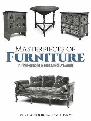 cover image of Masterpieces of Furniture in Photographs and Measured Drawings